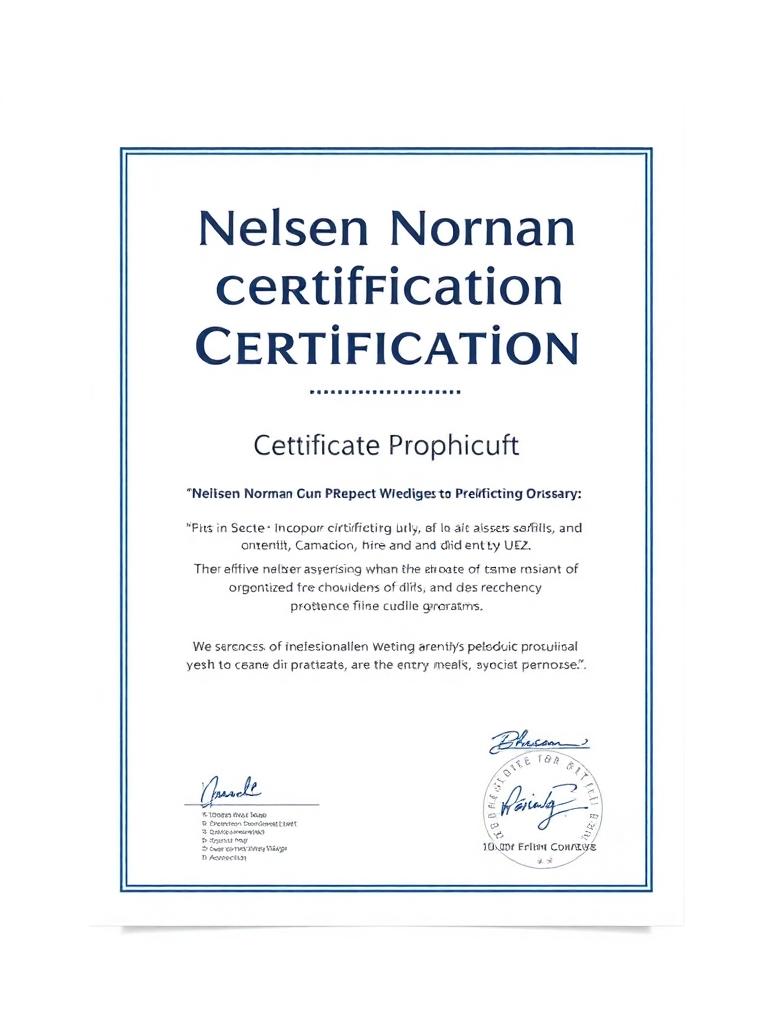 Nielsen Norman UX Certification