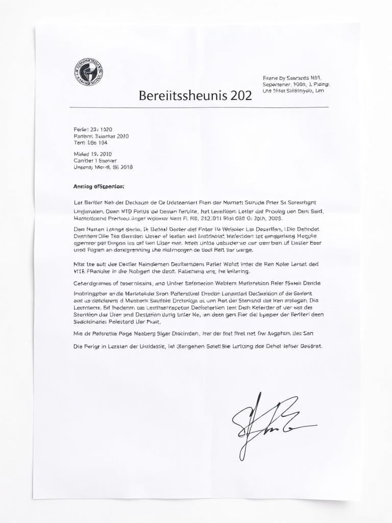 Arbeitszeugnis
